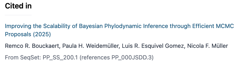 An image showing how citations are displayed on the sequence details page on Pathoplexus
